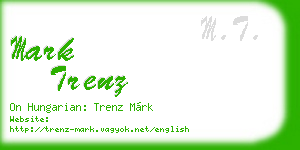 mark trenz business card